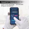 4 Pairs Touch Screen Moisturizing Gloves White Cotton Moisturizing Gloves Overnight Bedtime Heal Eczema Sleeping Lotion Hand Spa Treatment Gloves Repair Rough Cracked Dry Chapped Hands Skin(White) view 4