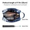 Narwey Travel Toiletry Bag for Women Traveling Dopp Kit Makeup Bag Organizer for Toiletries Accessories Cosmetics (Blue Lotus) view 2