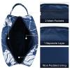 Narwey Travel Toiletry Bag for Women Traveling Dopp Kit Makeup Bag Organizer for Toiletries Accessories Cosmetics (Blue Lotus) view 4