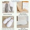 OSTADARRA 6 Pairs Spa Slippers, Non Slip Disposable Slippers For Guest, Washable Reusable, Which Can Be Used As Women Men, House, Indoor, Bathroom, Bedroom, Hotel, Bride Slippers (2 sizes) view 4