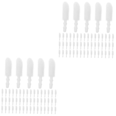 minkissy 600pcs Disposable Lip Brush Flocking Applicators for Lipstick Gloss for Salon and Home Use Easy to Carry Skin-friendly for Professionals and Beginners