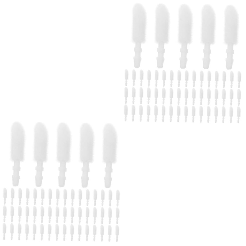 minkissy 600pcs Disposable Lip Brush Flocking Applicators for Lipstick Gloss for Salon and Home Use Easy to Carry Skin-friendly for Professionals and Beginners