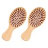 LALAFINA 4pcs Styling Combs for Massage Wooden Handle Comfortable for and Travel view 2