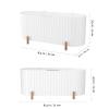 CALLARON Beauty Egg Storage Case 2pcs Makeup Organizers 3-grid Storage Cotton Pad Container view 3