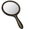 AKOAK 1 Pack Handheld Mirror, Double Sided 3X /1x Magnifying Travel Makeup Mirror with Hook Hole for Bathroom, Bedroom, Home and Salon, Haircut/Makeup Applications (Black) view 2