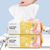 Disposable Face Towel 200 Cont, 7.9"X7.9"Clean Face Towelettes for Washing Face, 100% Cotton Soft Dry Wipe, Biodegradable Face Towels & Facial Tissuel Travel Size for Cleaning,Makeup Removal view 1
