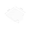 minkissy 2pcs Makeup Mixing Palette Handheld Cosmetic Mixing Trays for Manicure and Eyeshadow Lightweight Design for Travel and view 2