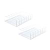 2 Pcs Acrylic Eyeshadow Palette Organizer,7-Cell Cosmetic Storage,Accessories Storage Organizer for Cosmetic view 1