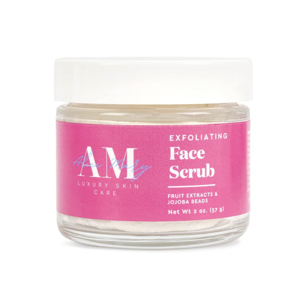 Exfoliating Face Scrub With Fruit Extracts And Jojoba Beads