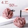 Shellwei 48 Pack Bath Sponge Shower Loofahs Bulk Pack 50g Soft Net Body Scrubber Shower Pouf Sponge Ball Body Exfoliating Bath Scrunchies for Men and Women view 2
