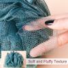 Shellwei 48 Pack Bath Sponge Shower Loofahs Bulk Pack 50g Soft Net Body Scrubber Shower Pouf Sponge Ball Body Exfoliating Bath Scrunchies for Men and Women view 3