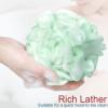 Shellwei 48 Pack Bath Sponge Shower Loofahs Bulk Pack 50g Soft Net Body Scrubber Shower Pouf Sponge Ball Body Exfoliating Bath Scrunchies for Men and Women view 4