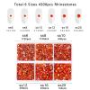 Beadsland 4300pcs Flatback Rhinestones,Orange Rhinestone Nail Gems Round Crystal Rhinestones for Crafts,Mixed 6 Sizes with Picking Tweezers and Wax Pencil Kit, SS6-SS20,Hyacinth/Orange view 4