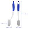COHEALI Long Handle Foot File - Pumice PP Foot Exfoliator for Hard Skin Removal, Pedicure Brush with Ergonomic Grip (13.77 Inch, Blue) view 4