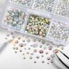 Beadsland 4300pcs Flatback Rhinestones,AB Crystal Rhinestone Nail Gems Round Crystal Rhinestones for Crafts,Mixed 6 Sizes with Picking Tweezers and Wax Pencil Kit, SS6-SS20,Crystal AB view 3