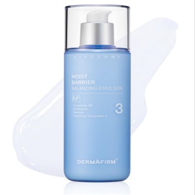 DERMAFIRM Moist Barrier Balancing Emulsion Cream M4 w/ Ceramide, Peptide & Collagen for All Skin Types | Face Lotion Dry Skin Cream for Hydration & Balancing | No Animal Trials No Paraben 6.76 fl oz