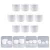 Beaupretty 10pcs Portable Cream Containers Empty Cosmetic Jars for Facial Cream Moisturizers and Lotions Plastic Storage for Travel and Daily Use view 3