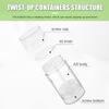 9 PCS 2.5oz/75ml Round Plastic Containers, Reusable Clear Twist Up Filling Stick Holder, Makeup Stick for DIY Balm, Chapsticks, Bottom-Filling view 4