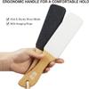 AM 8:00Pumice Stone Foot File, 2 Pack Callus Remover (coarse/fine) for Feet with Wooden Handle, Pedicure Foot Scrubber to Remove Dead Skin, Dry, Rough, Corns Skin Scraper view 3