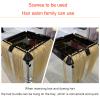 Rolling Salon Tray Cart Height Adjustable, Rolling Aluminum Tray Cart on Wheels for Hair Stylist, Hair Salon Wig Holder Removable Hair Extension Tool Tray view 4
