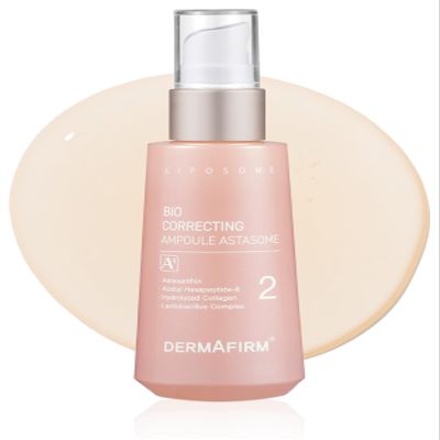 DERMAFIRM Bio Correcting Hydrating Serum Korean Ampoule Astasome A4 | Hydrating Pore Firming & Tightening Facial Serum for Face w/Collagen, Astasome & Peptide | No Animal Trials No Paraben 1.69 fl oz