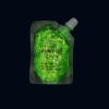 Holographic Face Glitter Gel Body Shimmer Makeup for for Hair, Face, Clavicle, Arm, Nail, Eyeshadow, Long Lasting Waterproof Mermaid Sequins Party Glitter for Rave Festival, 1.35oz (Luminous Green) view 3