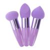 SHERCHPRY 3Pcs Makeup Sponge Brush - Makeup Blender Sponges for Foundation, Professional Purple Make Up Sponge with Handle, Cosmetics Puff Brush Tool, Multifunctional Cosmetic Accessories view 1