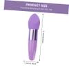 SHERCHPRY 3Pcs Makeup Sponge Brush - Makeup Blender Sponges for Foundation, Professional Purple Make Up Sponge with Handle, Cosmetics Puff Brush Tool, Multifunctional Cosmetic Accessories view 2