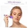 SHERCHPRY 3Pcs Makeup Sponge Brush - Makeup Blender Sponges for Foundation, Professional Purple Make Up Sponge with Handle, Cosmetics Puff Brush Tool, Multifunctional Cosmetic Accessories view 3