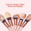 Makeup Brushes Makeup Brush Set, BESTOPE PRO Makeup Brushes Kit, 16Pcs Professional Makeup Brush Set for Eye and Face, Foundation Powder Concealers Blush Eyeshadow Brush Make UP Brushes Kit Pink view 3