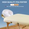 24 Pcs Face Cradle Covers for Massage Table Microfiber Reusable Soft Thicker Massage Table Head Rest Covers Bulk Oil Proof Headrest Cradle Sheets for Spa Beauty Salons (White) view 2