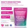 Pink Stork Baby Bath Flakes  Pure Magnesium Chloride Bath Soak for Infants + Toddlers  Fragrance-Free, Non-GMO, No Melatonin  Supports Bedtime Routine, Skin Comfort + Wellness  16 oz view 2