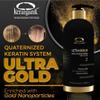 Kerarganic Ultra Gold Hair Straightening Solution Set (1000ml/33.8floz): Step 1 + Step 2 + Step 3 view 2