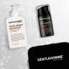Gentlehomme Facial Kit - Pouch, Facial Cream & Cleanser for Men, Face Essentials for Travel, Men's Travel Skincare Set - Includes Facial Cream (1.8 oz), Exfoliating Face Wash Booster (3.4 oz) & Pouch view 2