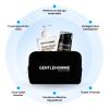Gentlehomme Facial Kit - Pouch, Facial Cream & Cleanser for Men, Face Essentials for Travel, Men's Travel Skincare Set - Includes Facial Cream (1.8 oz), Exfoliating Face Wash Booster (3.4 oz) & Pouch view 4