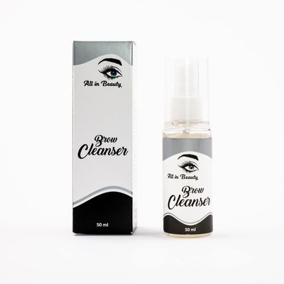 All in Beauty Spray Brow Primer and Cleanser, Eyebrow Primer for Hair and skin before henna application and other brow treatments. Deep Cleansing and Conditioning Cleanser for Eyebrows.