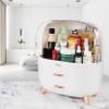 7Penn Large Makeup Organizer Storage Box - Portable Makeup and Skincare Organizer with Drawers, Large Capacity Makeup Organizer Case with Cosmetic Storage Drawers and Cover view 4