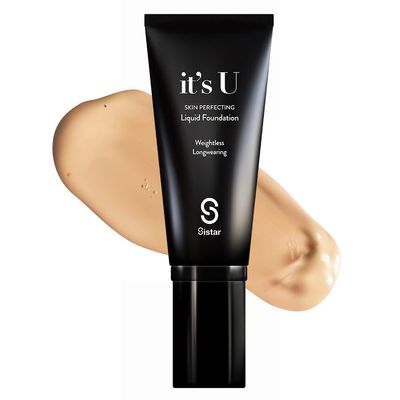Sistar it's U Skin Perfecting Liquid Foundation Medium Coverage Buildable Weightless Longwearing Blendable 35 g / 1.23 oz. (Ivory)