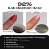 ohora Semi Cured Gel Nail Strips (N Silky Way) - Nude, Metallic, Works with Any UV/LED Lamps, Salon-Quality, Long Lasting, Easy to Apply & Remove - Includes 2 Prep Pads, Nail File & Wooden Stick view 3