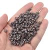 HAHIYO 500PCs Dark Blonde 5.0x3.0x3.0mm Microlinks Hair Extension Bead, Silicone Lined Hair Extension Ring, Professional Tinsel Hair Feather Hair I-tip/Nano Human Hair Extension Bead for Salon Tool view 1