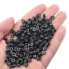 HAHIYO 500PCs Dark Brown 5.0x3.0x3.0mm Microlinks Hair Extension Bead, Silicone Lined Hair Extension Ring, Professional Tinsel Hair Feather Hair I-tip/Nano Human Hair Extension Bead for Salon Tool view 1