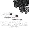 HAHIYO 500PCs Dark Brown 5.0x3.0x3.0mm Microlinks Hair Extension Bead, Silicone Lined Hair Extension Ring, Professional Tinsel Hair Feather Hair I-tip/Nano Human Hair Extension Bead for Salon Tool view 2