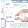 100 Pcs Foam Pump Bottle 1oz/30ml Mini Travel Plastic Empty Pump Lash Shampoo Clear Dispenser Portable Instant Soap Foaming Bottles for Hand Lotion Shampoo view 3