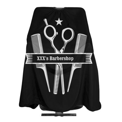 Custom Barber Cape Hairdresser Cape, Add Your Photo Text or Logo Personalized Salon Cape for Men, Customized Hair Cutting Cape for Home Salon Barbershop