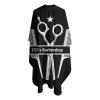Custom Barber Cape Hairdresser Cape, Add Your Photo Text or Logo Personalized Salon Cape for Men, Customized Hair Cutting Cape for Home Salon Barbershop view 3