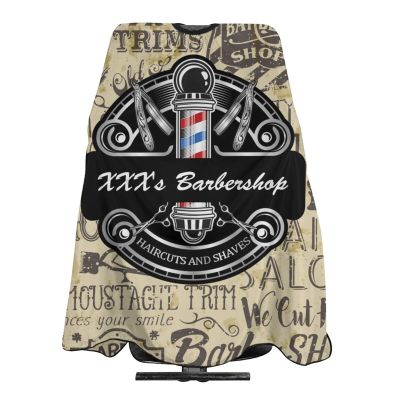 Custom Barber Cape Hairdresser Cape, Add Your Photo Text or Logo Personalized Haircut Salon Cape for Men, Customized Hair Cutting Cape for Home Salon Barbershop