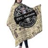 Custom Barber Cape Hairdresser Cape, Add Your Photo Text or Logo Personalized Haircut Salon Cape for Men, Customized Hair Cutting Cape for Home Salon Barbershop view 2