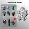 Kibiy 6D Blade Replacement Heads,Electric Shaver Replacement Head for Electric Razor for Men Wet and Dry Compatible Many Models Waterproof Head Razor-Silver view 4
