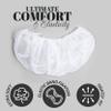 Disposable Single Use 20 Breathable Fitted MassageTable Sheets by London Linens (Pack of 20, White) view 3