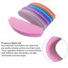 Nail File and Buffer (10 Pcs), Buffer Block Nail Files Double Sided 100/180 Grit for Acrylic and Natural Nails, fingernail Emery Board Buffing Blocks Manicure Set Nail Care kit Tool Halfmoon Arc view 4